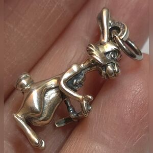 DISNEY Sterling Silver 925   Winnie the Pooh Rabbit charm pendant Retired